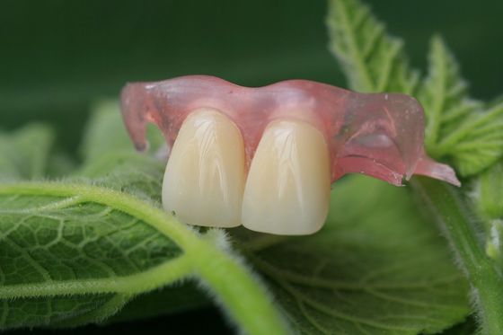 Dentadura invisível flexível