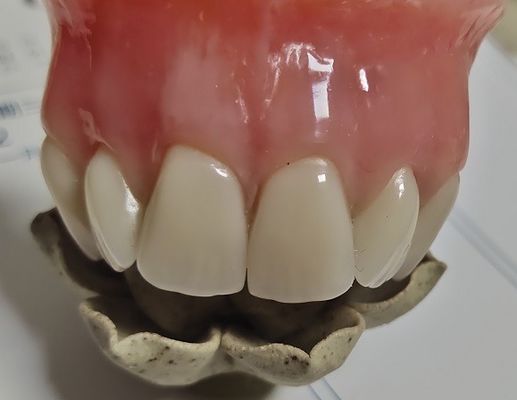 Dentadura parcial acrílica curada fria da dentadura completa do Esthetics