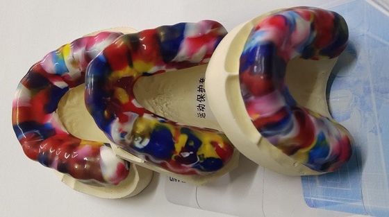 Mouthguards termoplásticos acrílicos para pugilistas