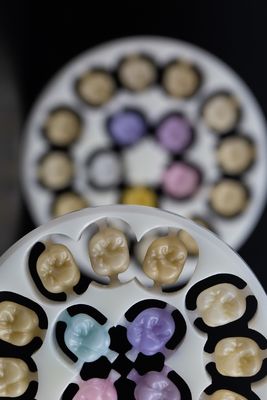 Esthetics dental das estrelas da coroa 5 da zircônia dental da porcelana do laboratório